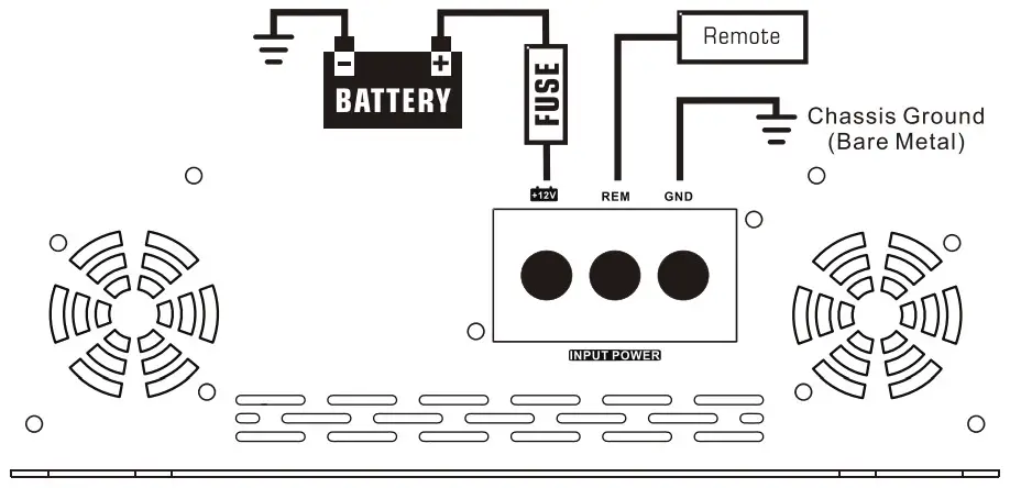 AF-3000 1 Channel Amplifier Audio System - FIG2