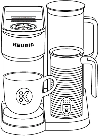 KEURIG K•Cafe Single-Serve K-Cup Coffee Maker 15
