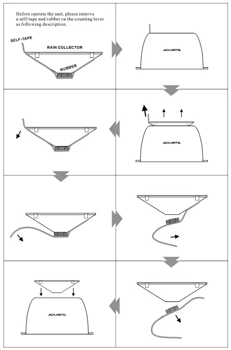 ACURITE 00896 Digital Wireless Rain Gauge - Before Getting Start