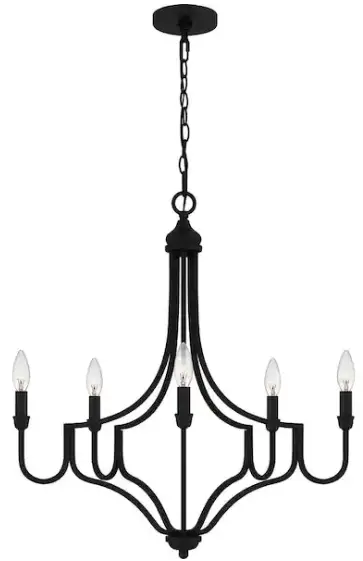 Quoizel-MAB5026MBK-Mabel-5-Light-Matte-Black-Chandelier-PRODUCT