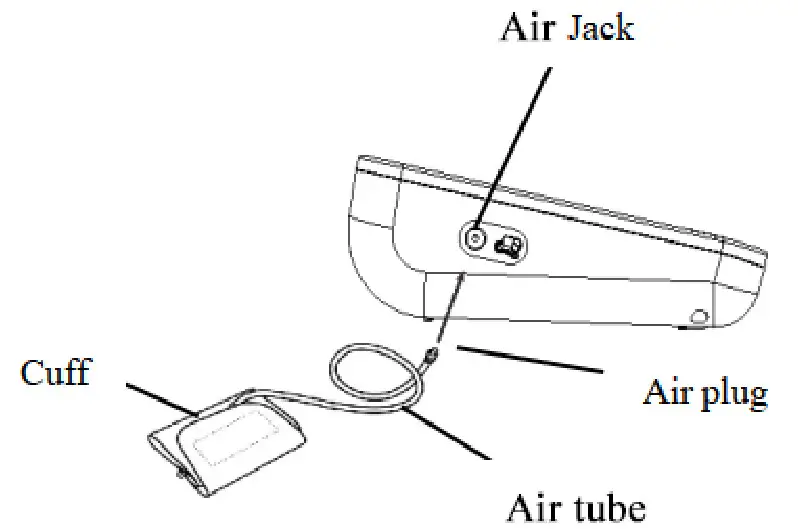 MOBI 700027 Smart Bluetooth Ear Arm Blood Pressure Monitor - Cuff