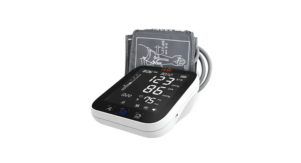 Mobi 700027 Smart Bluetooth Ear Arm Blood Pressure Monitor User Manual