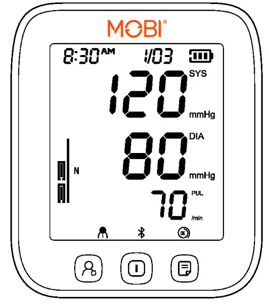 MOBI 700027 Smart Bluetooth Ear Arm Blood Pressure Monitor - Preparation