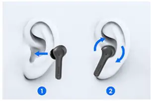 Srhythm S3 Active Noise Cancelling Earbuds - More stable wearing