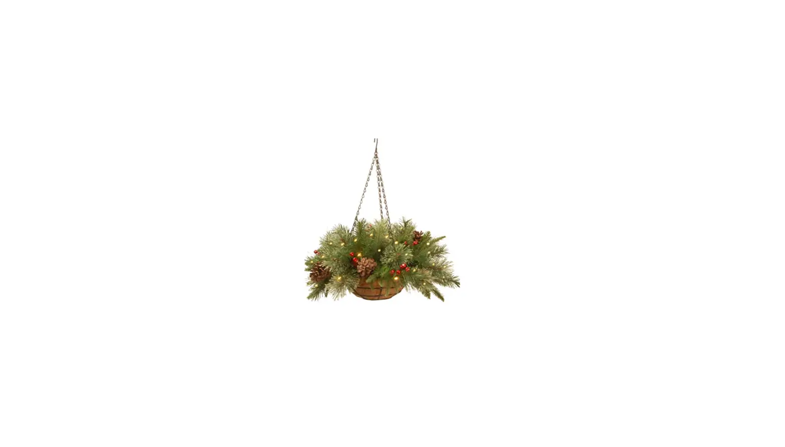 National Tree Company Pre-lit Artificial Christmas Hanging Baskets Instructions