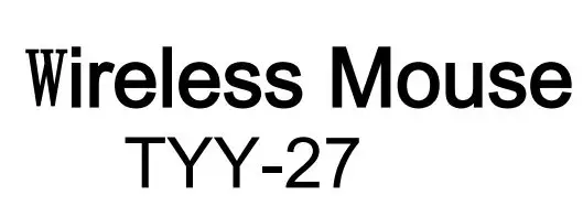 TEMU TYY-27 Wireless Mouse User Manual