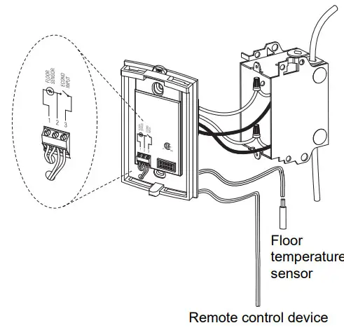 aube TH115-AF-GA Programmable thermostat - remote control