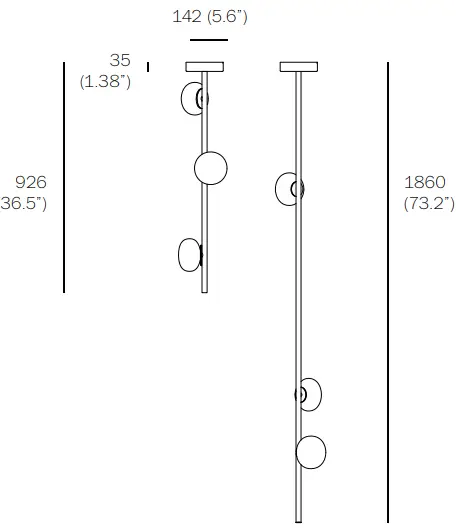 BOCCI 84.3V Ceiling Mounted-FIG2