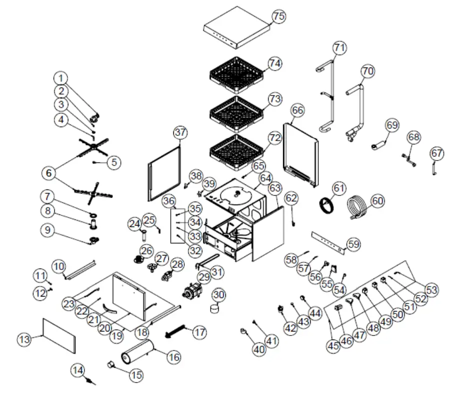GGM Gastro GE500M Dishwasher 3.55 kW - fig 2