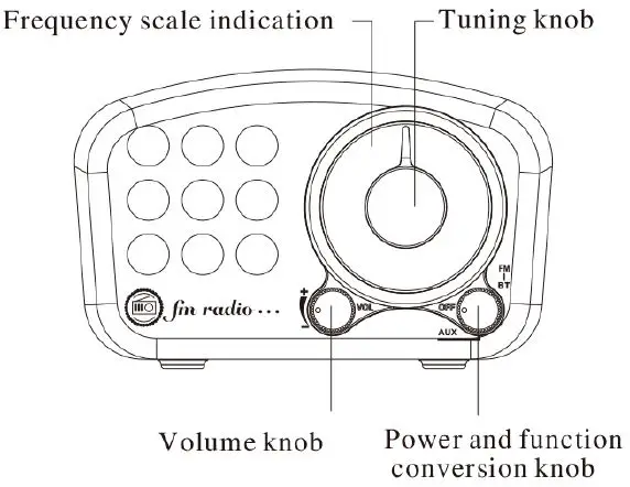 Sunoony-R919B-Retro-Radio-Bluetooth Speaker-1