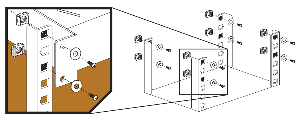 auray SRS 1U Sliding Rack Keyboard Shelf-fig2