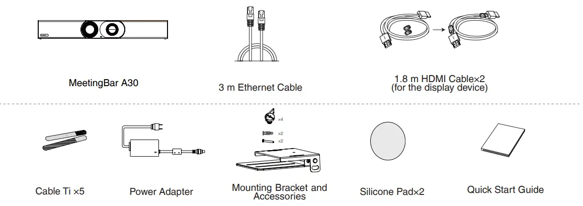 Yealink-A30-MeetingBar-with-CTP18-Collaboration-Touch-fig-1