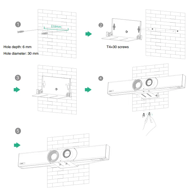 Yealink-A30-MeetingBar-with-CTP18-Collaboration-Touch-fig-8