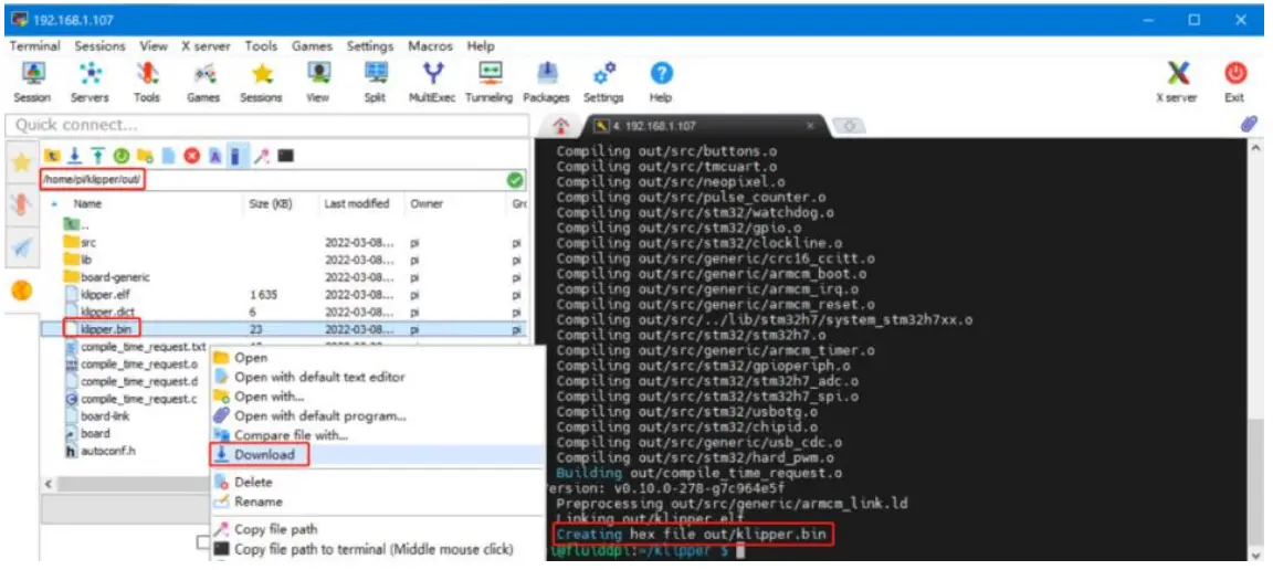 BIGTREETECH EBB42 CAN V1.0 Connecting Klipper Expansion - Fig 11