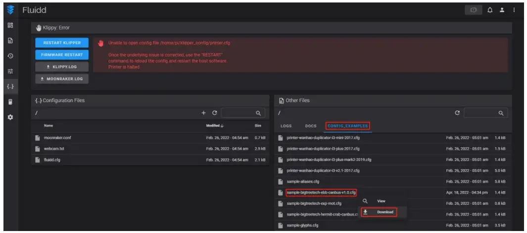 BIGTREETECH EBB42 CAN V1.0 Connecting Klipper Expansion - Fig 20
