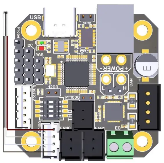 BIGTREETECH EBB42 CAN V1.0 Connecting Klipper Expansion - Fig 6