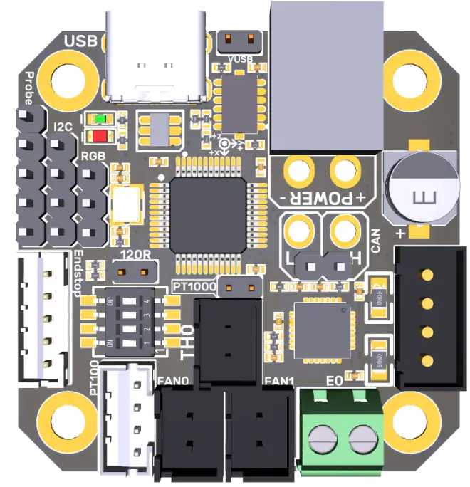 BIGTREETECH EBB42 CAN V1.0 Connecting Klipper Expansion