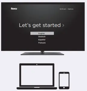 on-screen setup