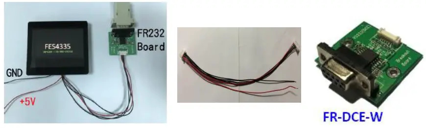 FORENEX FES4335U1-35C TFT-LCD Graphics Control Module - Serial communication option 3