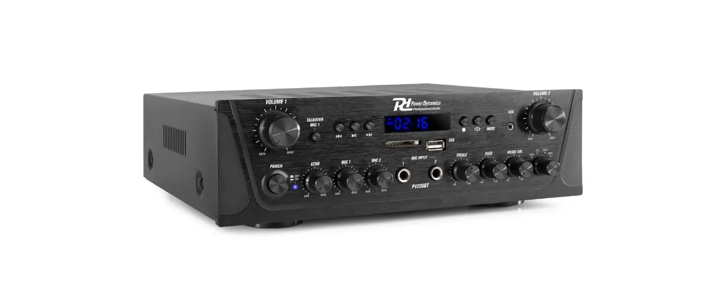 Power Dynamics 953.030 Pv220bt Amplifier System Instruction Manual