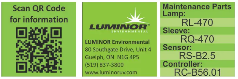 LUMINOR BLACKCOMB 51 UV Water Purification System - fig1