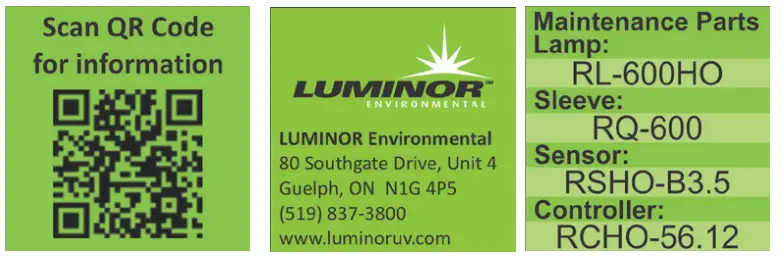 LUMINOR BLACKCOMB 51 UV Water Purification System - qr code