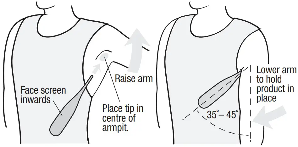 WELCARE WDT404505 Digital Thermometer - Underarm Mode