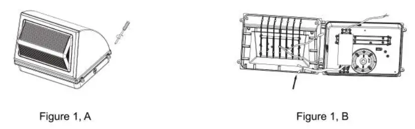 Simply Retrofits 80W Wall Pack LED Light - Figure1-A