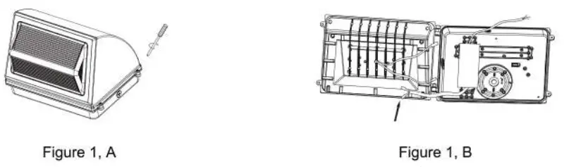 Simply Retrofits 80W Wall Pack LED Light - FigureA