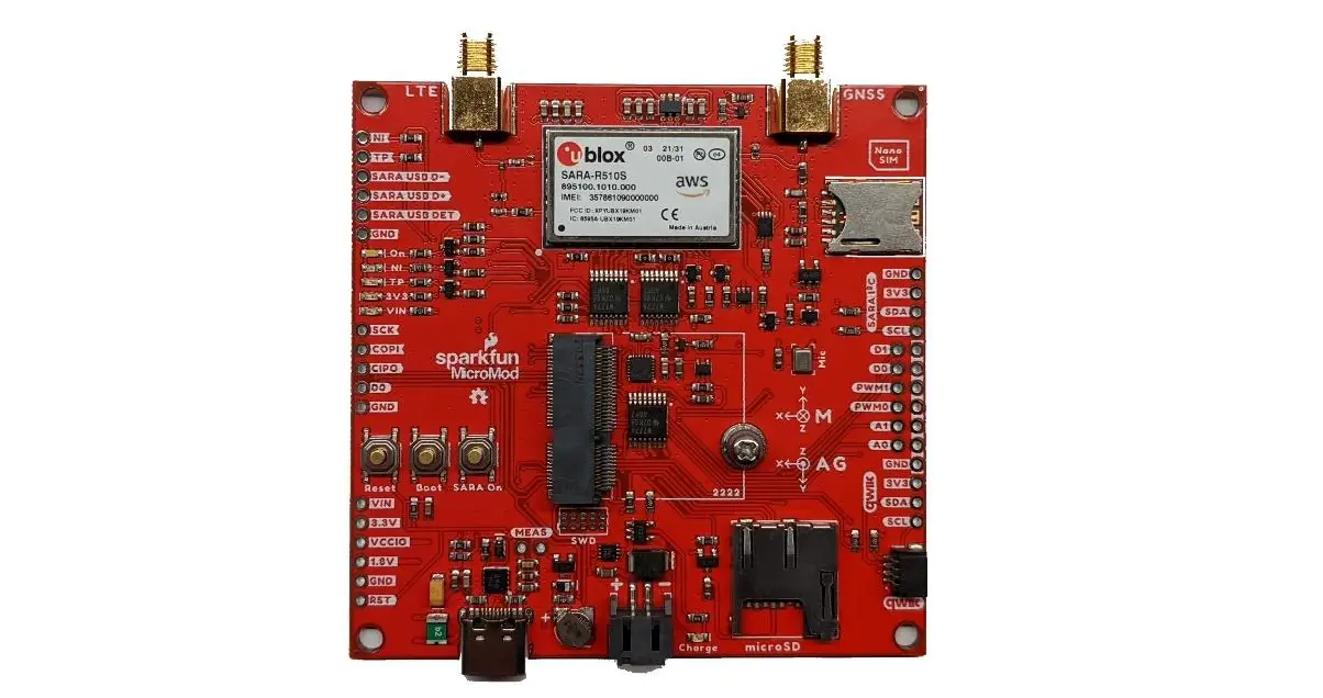 U-blox Aws Iot Expresslink Sara-r5 Starter Kit User Manual