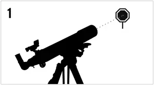 CELESTRON 102AZ - Aligning the Finderscope 1