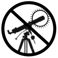 CELESTRON 102AZ - SOLAR WARNING