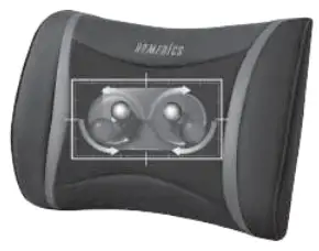 homedics-bk-k275-shiatsu-lumbar-massaging-cushion-manual-original - shiatsu massage