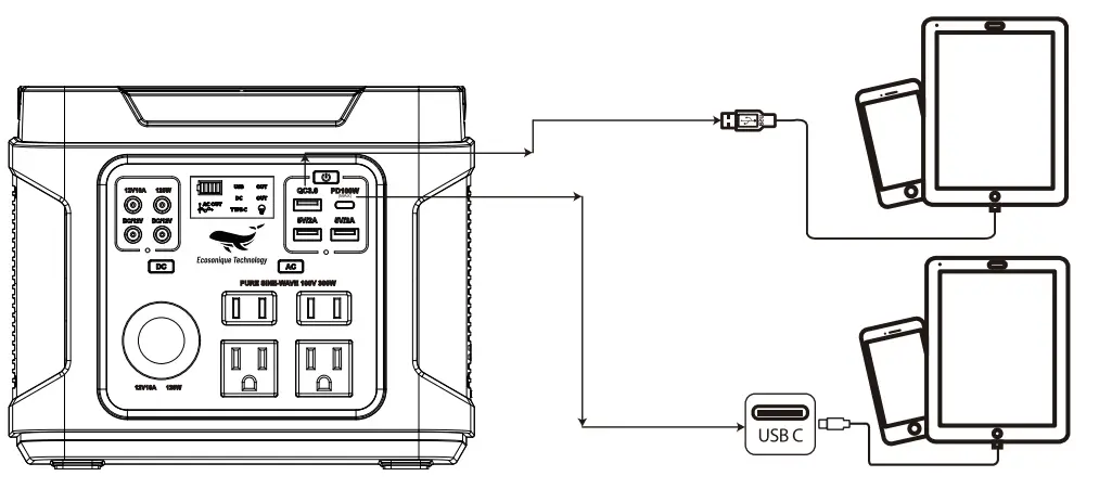 Ecosonique P303 Portable Power Station - fig6