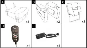 lowes L203 Power Lift Chair - fig 3