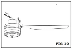 V-TAC Decorative Ceiling Fans - BLADE ASSEMBLY
