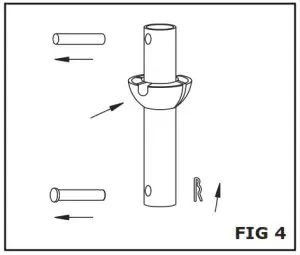 V-TAC Decorative Ceiling Fans - INSTALLATION OF THE DOWN ROD AND HANGER BALL