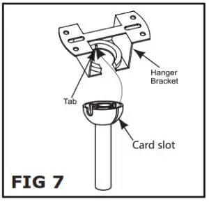 V-TAC Decorative Ceiling Fans - INSTALLATION OF THE DOWN ROD AND HANGER BALL 4