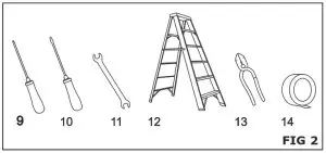V-TAC Decorative Ceiling Fans - PARTS AND COMPONENTS 2