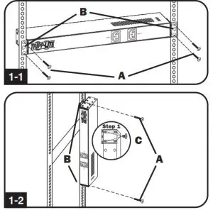 TRIPP-LITE PDUH30HV19 PDU Basic Rack-Determine Installation