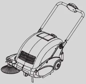 TENNANT S6 Walk-Behind Battery Sweeper