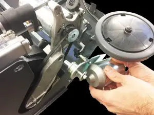 TENNANT S6 Walk-Behind Battery Sweeper - brush arm