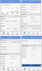 TZONE TZ BT05 Portable Smart Temperature Data Logger - Detail and email function