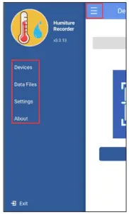 TZONE TZ BT05 Portable Smart Temperature Data Logger - Device View