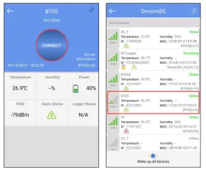 TZONE TZ BT05 Portable Smart Temperature Data Logger - Devices