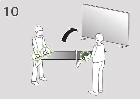 LG Stand [AN-GXDV55, AN-GXDV65, AN-GXDV77] - How to Assemble the Stand Image 10
