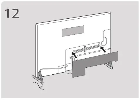 LG Stand [AN-GXDV55, AN-GXDV65, AN-GXDV77] - How to Assemble the Stand Image 12
