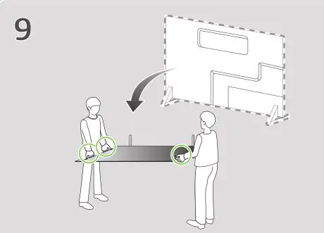 LG Stand [AN-GXDV55, AN-GXDV65, AN-GXDV77] - How to Assemble the Stand Image 9