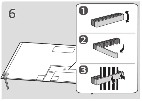 LG Stand [AN-GXDV55, AN-GXDV65, AN-GXDV77] - How to Assemble the Stand Image 6