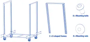 WACHSEN SS304 Cloning Cart 4 - Diagram 2
